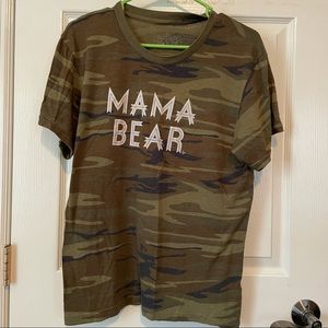 Mama bear t shirt, large